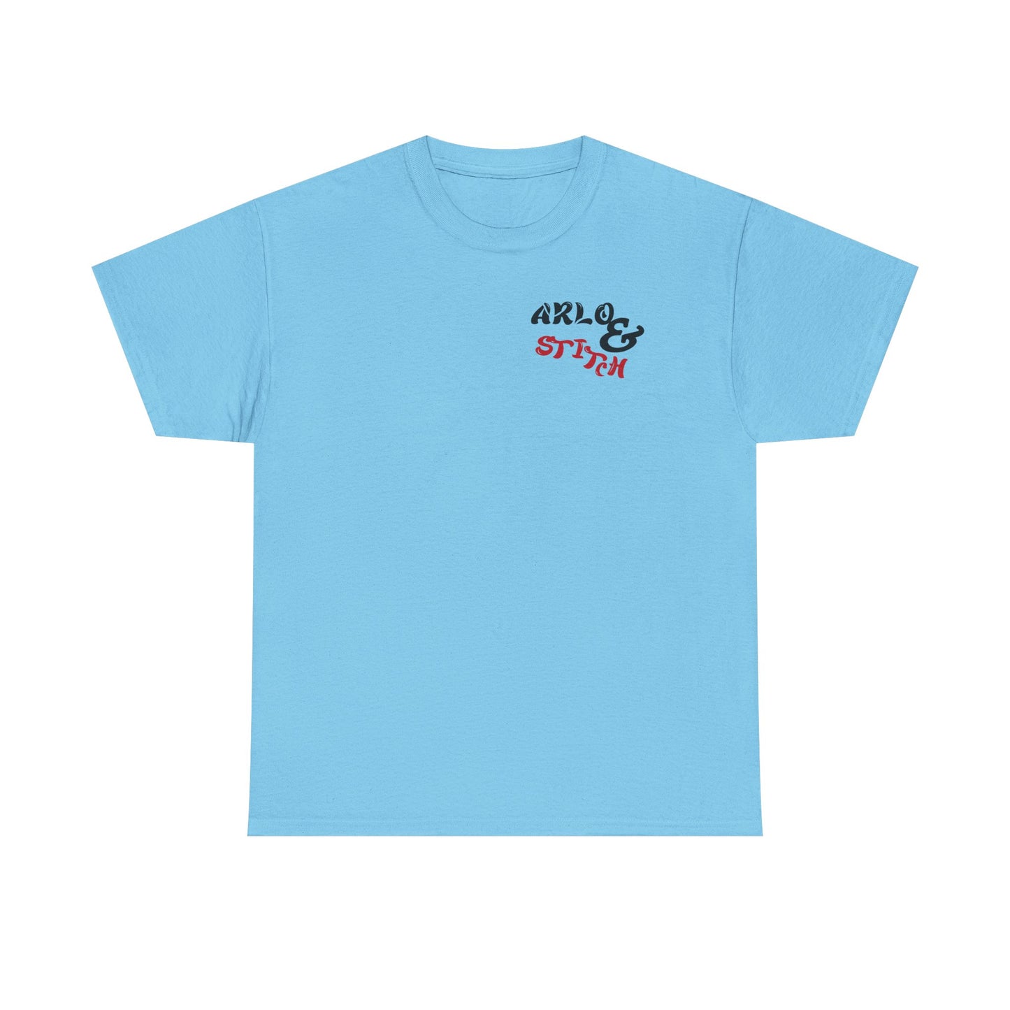 Camiseta unisex de algodón grueso: elegante camiseta gráfica de Arlo &amp; Stitch