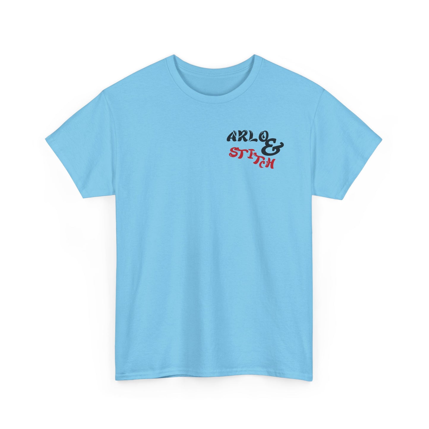 Camiseta unisex de algodón grueso: elegante camiseta gráfica de Arlo &amp; Stitch